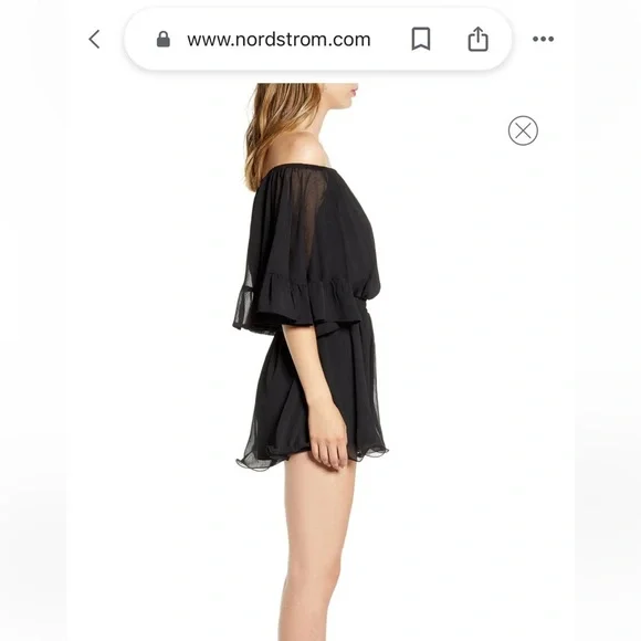 Endless Rose Off-the-Shoulder Ruffle Sleeve - Picture 6 of 7